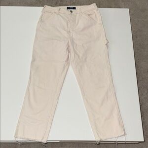 Aero Womens Pants 10 Regular Brown High Rise Flat